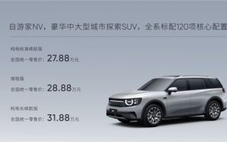 理想再添新对手！小牛创始人李一男造车：27.88万起的自游家NV发售