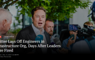 消息称 Twitter 解雇了部分基础设施部门的工程师