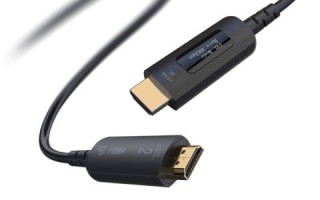 内置LED屏见过没？Naspec推出高端HDMI 2.1数据线