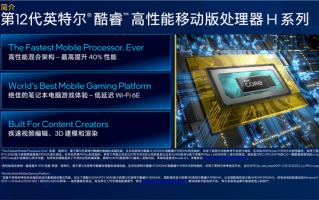 Intel 12代酷睿H深入解读：游戏本变天！Evo也不一样了