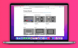 苹果开发者设计资源页面更新：新增 iPhone 13/Pro、Apple Watch Series 7、新 MacBook Pro 等模板