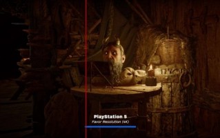 《战神：诸神黄昏》图形对比：PS5 4K画质爆炸强