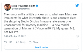 苹果新Mac mini意外泄露：或首发M2