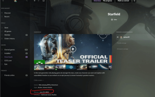 第三方平台“泄露天机”：B社3A大作《星空》或于6月29日推出