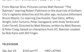 《新蝙蝠侠》下月登陆流媒体平台