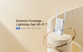 腾达发布首款Wi-Fi 7信号放大器：三频9.4Gbps