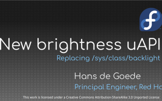 时隔8年：Linux背光接口问题终于迎来大修补