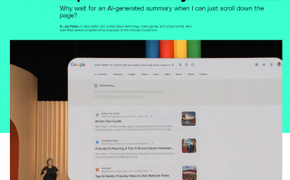 谷歌搜索集成 AI 功能，被吐槽速度慢、回答冗长
