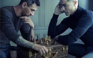 不是PS！C罗梅西“同框”了 网友点赞：赛场C罗被吓出表情包快收藏