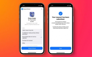 苹果 iOS 15 新功能：可直接在 App 内申请退款