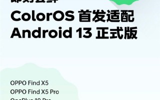 Android 13正式版发布！ColorOS首发适配：彻底解决杀后台