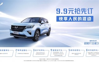 人人开得起！五菱星辰混动版发布：9.9元即可下订