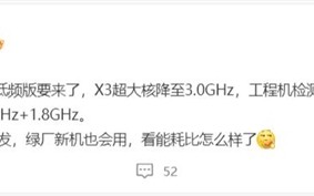 高通骁龙8+低频版首曝：3.0GHz主频 荣耀全球首发