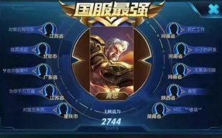 王者荣耀怎样查看自己的地区排名 王者荣耀查看荣耀战力排名方法