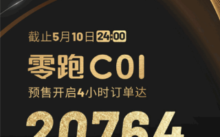 新势力“价格屠夫”卖爆！零跑C01预售4小时 订单破2万