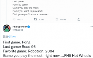 微软 Xbox 老大斯宾塞：最期待的游戏是索尼《战神：诸神黄昏》