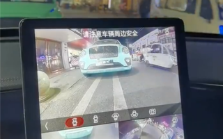 哭笑不得 车载摄像头视角太低：拍下老头乐秒变“大宾利”