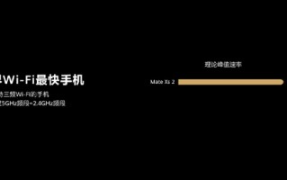 业界最快的Wi-Fi手机！华为Mate Xs 2速度一骑绝尘