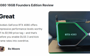 RTX 4080显卡IGN 8分：性能与价格相称的发烧友之选