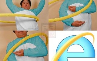 老外万圣节COS IE浏览器：再过4个月IE就不能用了