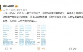 骁龙8 Gen2旗舰vivo X90 Pro+入网：1英寸主摄+6400万长焦