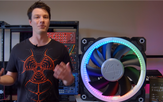 网友实现了厂商吹的牛：500mm、1500W功率的超大型RGB风扇问世