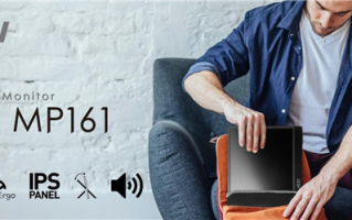 移动办公神器！微星发布15.6英寸便携式显示器PRO MP161：仅重0.75kg