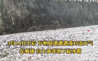 强对流来袭！重庆多地突降冰雹：像无数玻璃弹珠从天而降