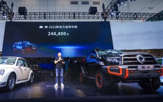 国内卖得最好的皮卡上新！新款长城炮黑弹版上市：24.88万元