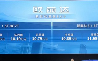 奇瑞开窍了！欧萌达OMODA上市：完全不像“理工男”