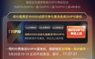 QQ超级会员SVIP10来了！1198元永久激活三星