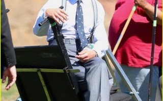 诺兰《奥本海默》片场照曝光：小唐尼满头白发演政敌