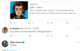 暴雪总裁确认：《魔兽争霸3：重制版》团队6月公布新消息