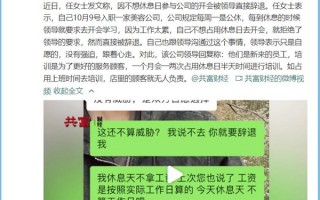 女子称休息日不去开会被辞退 领导：休息日需学习进步