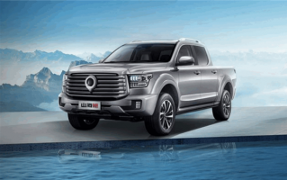 中国版“猛禽”！长城山海炮大型皮卡实车现身：配自研3.0T、9AT