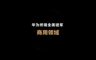 全面进军商用领域！华为消费者业务正式更名华为终端业务