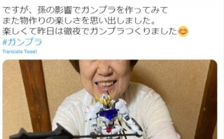 日本70岁老奶奶坚持拼高达 对抗疾病带来的手抖症