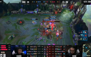 《英雄联盟》S12入围赛RNG又遇上单盖伦 1：0战胜IW