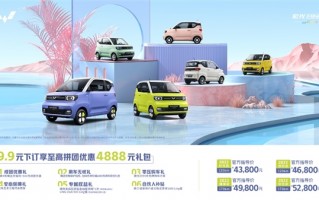 小姐姐快掏腰包 宏光MINIEV马卡龙新配色车型上市：4.68万起