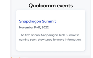 骁龙8 Gen2要来了！曝今年骁龙技术峰会定于11月14召开