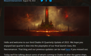 暴雪透露《暗黑破坏神 4》付费系统：氪金不会影响游戏平衡