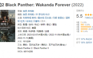 漫威超级大片《黑豹2》引进国内上映：结果口碑、票房双双扑街