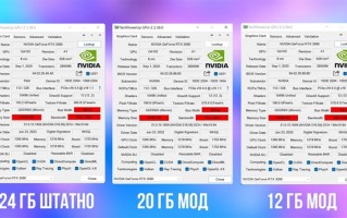 RTX 3090 24GB砍到20GB、12GB会怎样？一测大吃一惊