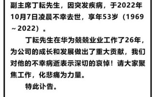 又一商界精英猝死 华为痛失核心高管：28.55公里长跑是真凶吗？