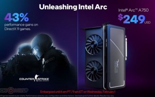 Intel Arc 750新驱动提升43%游戏性能！RTX 3060最大劲敌来了