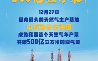 新突破！我国建成首个年产500亿立方米特大型产气区