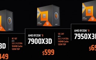 144MB缓存史无前例 AMD游戏神U锐龙7000缓存版开售：售价直奔6000