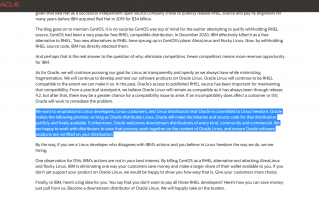 甲骨文嘲讽红帽“背叛开源”：欢迎任何派生自 Oracle Linux 的发行版
