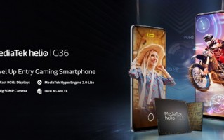 联发科发布Helio G36处理器：12nm工艺、支持50MP摄像头