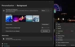 Win11桌面迎来大变化！贴纸功能将在新版上线